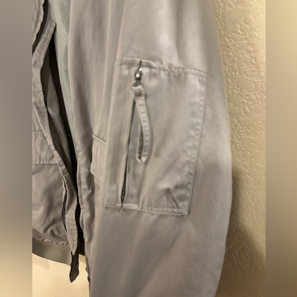 Topman Bomber Jacket with Pockets Size XL Khaki - Picture 6 of 7